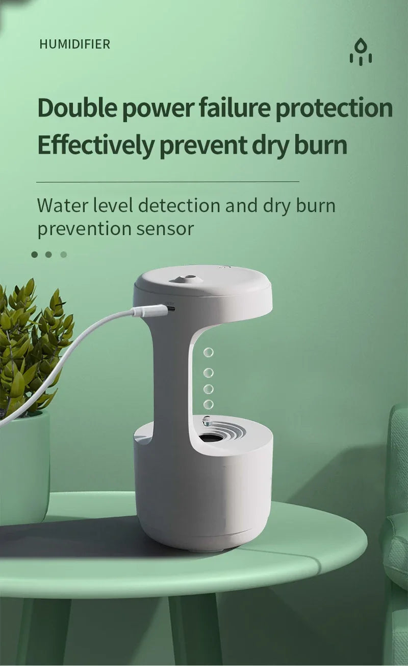 Anti-Gravity Humidifier, Air Purification Fog