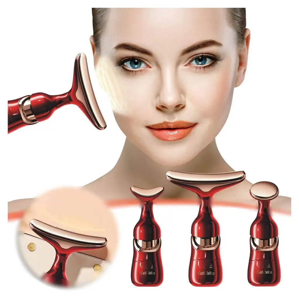 Massager 3 in 1 Neck, Facial, Eye Microcurrent Skin Rejuvenation, Anti Aging