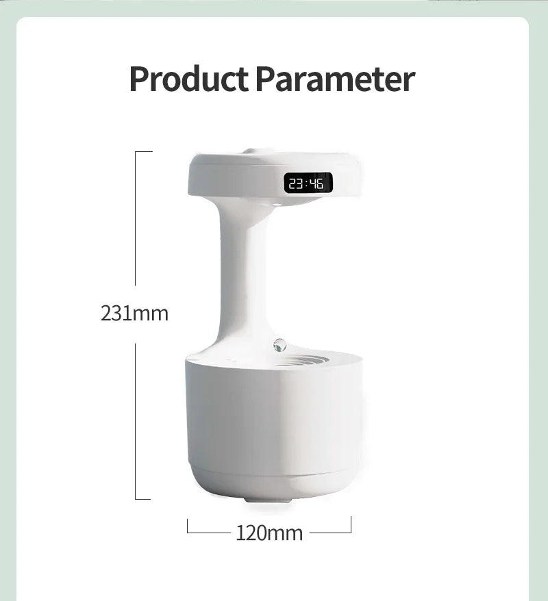 Anti-Gravity Humidifier, Air Purification Fog