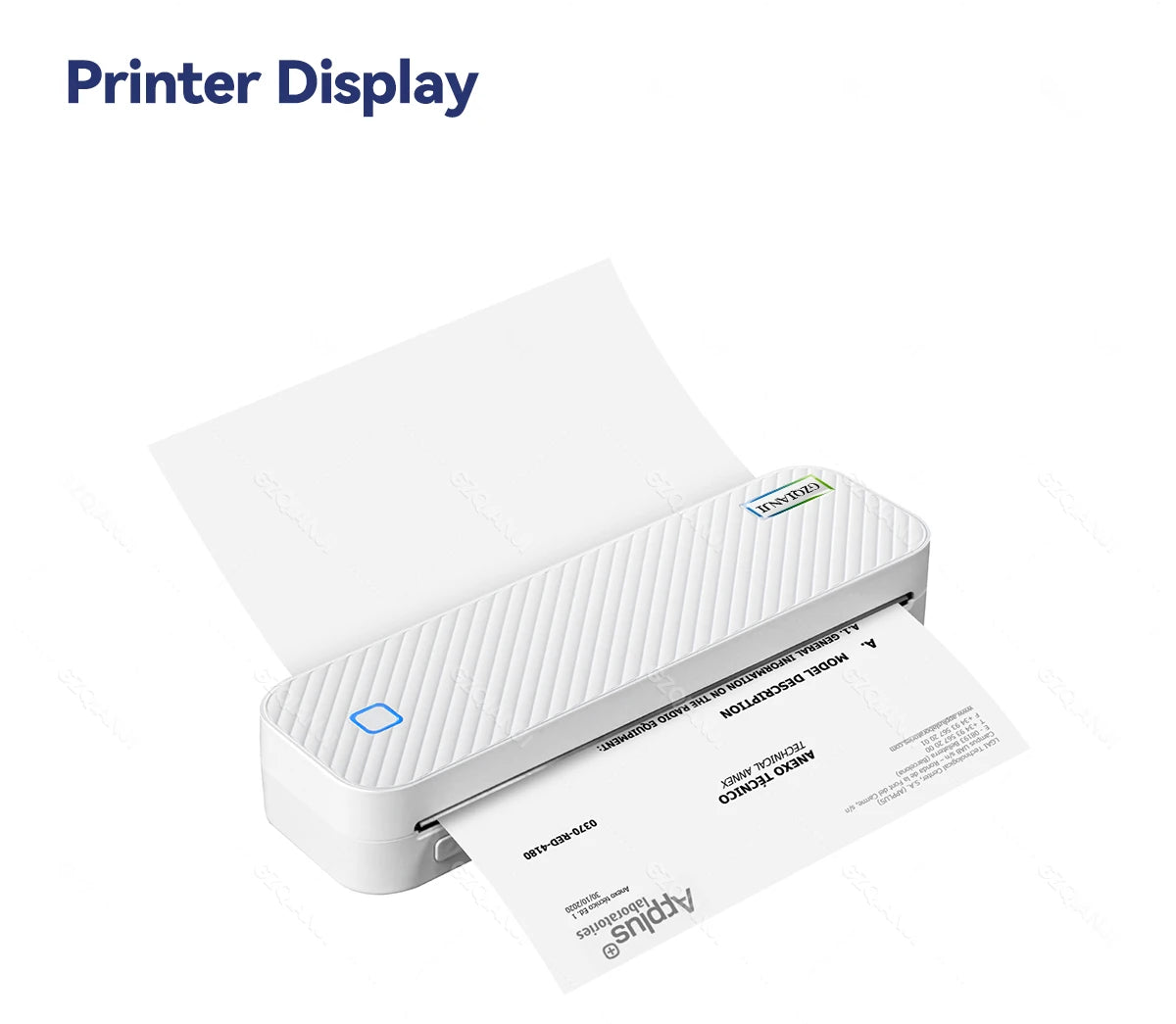 A4 Office School Company Mini Printer PDF Print A40 Portable Thermal Wireless Stencil Print Maker Machine with Papers Case